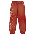 Freez N Glory x 'Saint Sinners Collab' Red Fleece Joggers