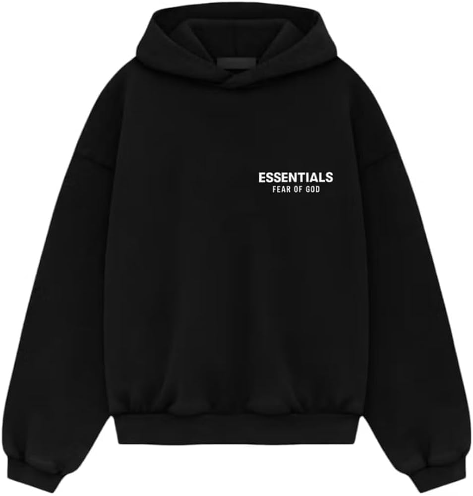 Black Essential Fear Of God Pull Over